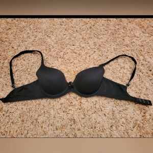 32C ❤️VINTAGE BODY by ❤️Victoria's Secret BRA PERFECT LINED DEMI Black GREAT